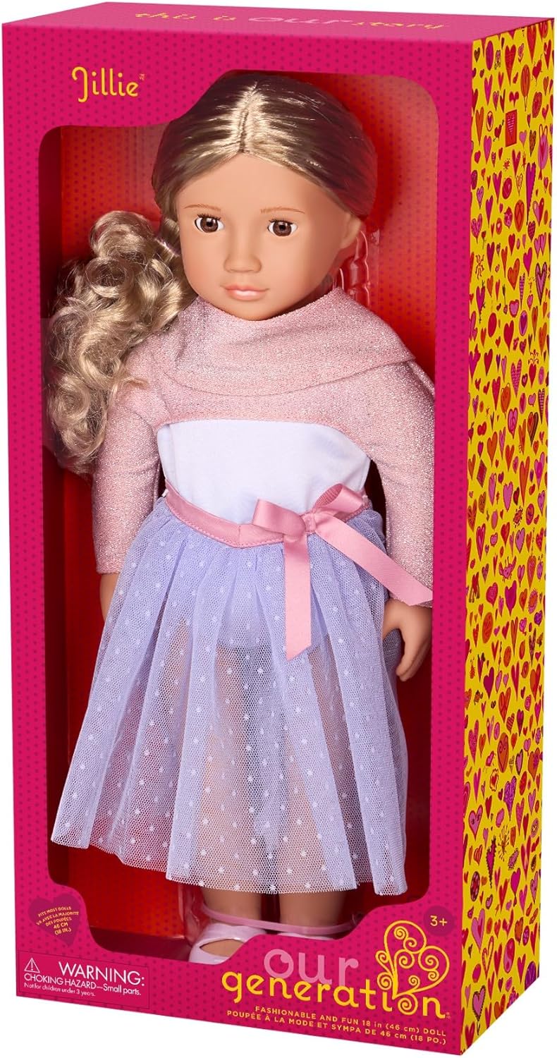 Our Generation Doll W/Ballerina Dress & Sweater, Jillie