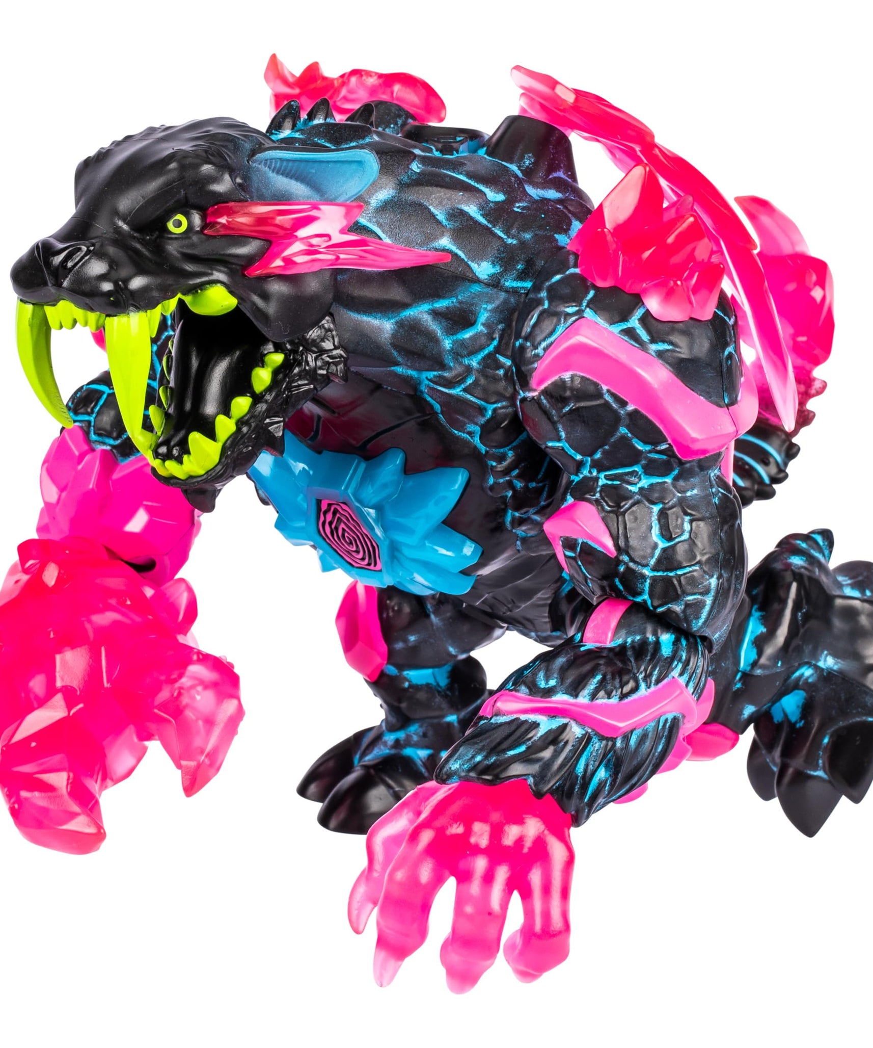 مجسم نيون بانثر من مستر بيست لاب W2، مقاس 6.5 بوصة مع 13 نقطة مفصلية، مطاردة غامضة نادرة، لعبة قابلة للتجميع للأطفال من سن 5 سنوات فما فوق