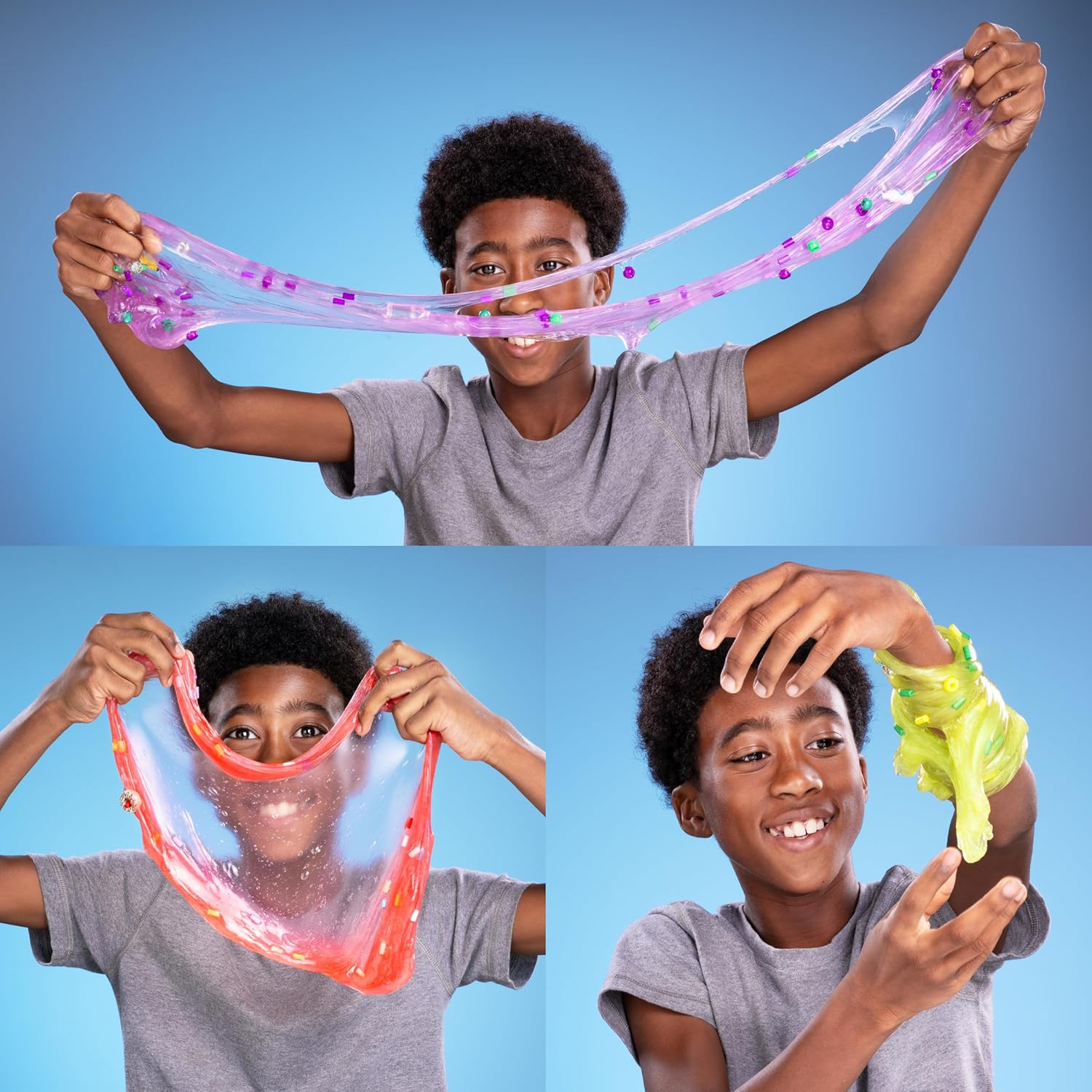 لعبة سلايم كريزي آرون - لعبة الغوص في حاوية القمامة، سلايم برائحة التفاح الأخضر مع سحر، غير سام، فائقة المرونة واللين، مناسبة للأولاد والبنات من سن 3 سنوات فما فوق