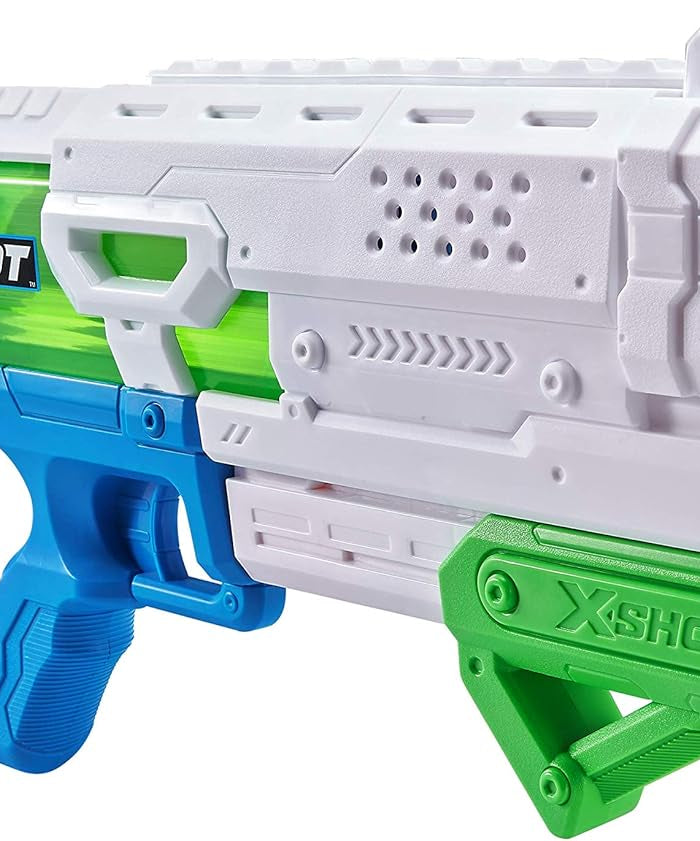X-Shot Water Warfare Fast-Fill Blaster, Ultimate Summer Water Gun, 700mL Capacity, 34ft / 10m Blast Distance, Kids & Boys, Outdoor Fun, Vacation & Backyard Play