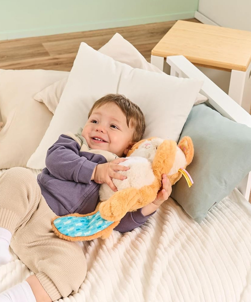 VTech Baby Calming Purrs Kitten Soft Plush Soothing Toy with Breathing Motion, Lights, Melodies, White Noise & Nature Sounds, Interactive Comfort Toy for Babies 0+ Months