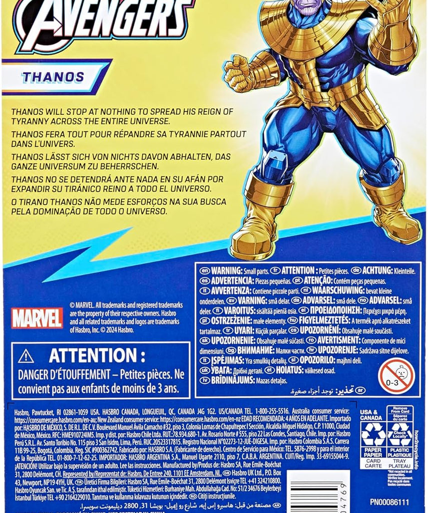 Marvel Avengers Deluxe Thanos 4-Inch Action Figure with Infinity Gauntlet – F9340