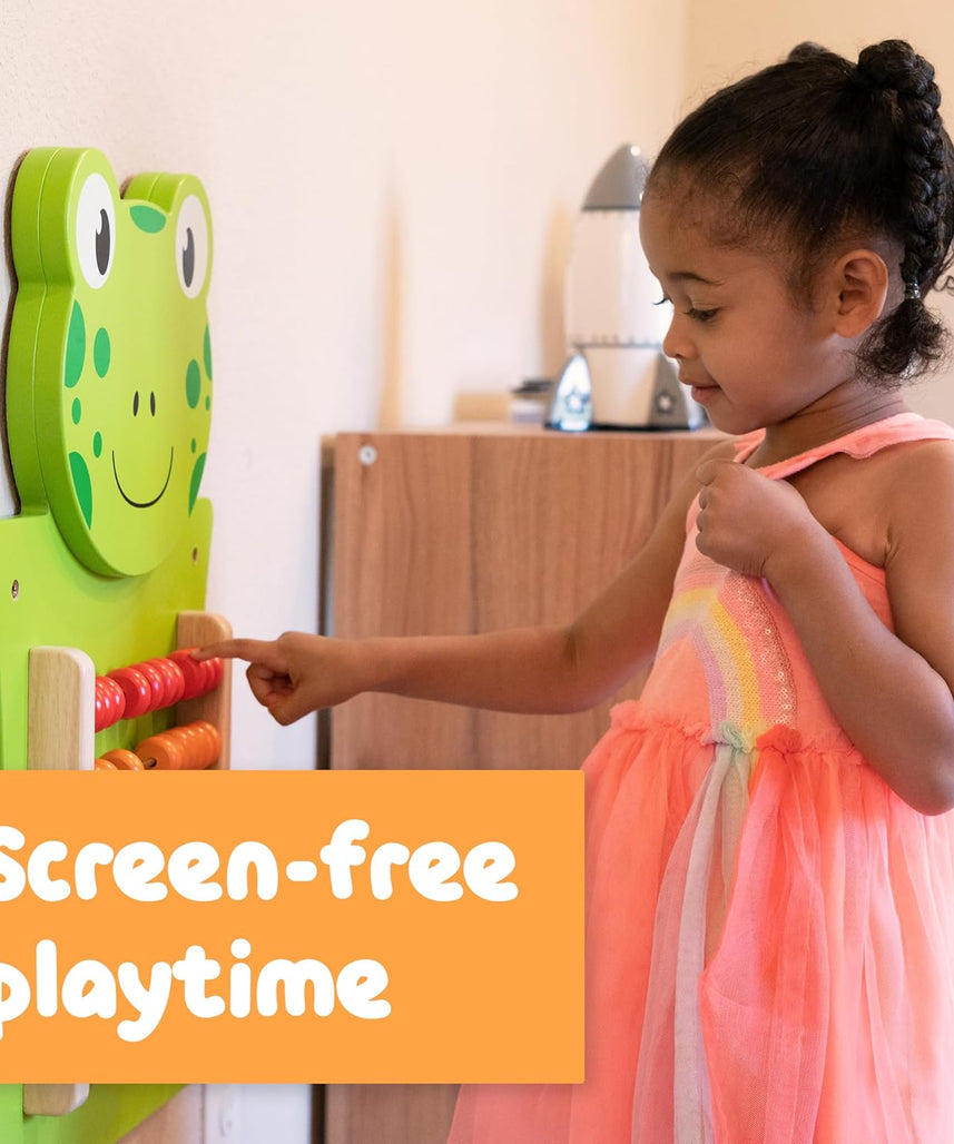 لوحة أنشطة فيجا أباكوس، لعبة حائط خشبية من مونتيسوري، أداة لتعلم الرياضيات والعد في المراحل المبكرة، تُنمّي المهارات الإدراكية والحركية الدقيقة، لعبة تعليمية صديقة للبيئة، للأولاد والبنات من عمر 18 شهرًا فما فوق