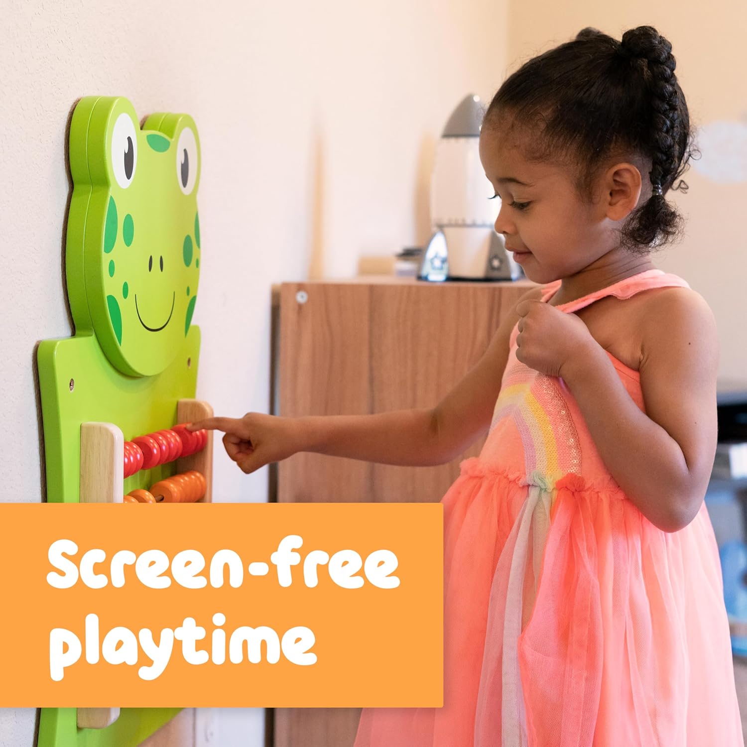 لوحة أنشطة فيجا أباكوس، لعبة حائط خشبية من مونتيسوري، أداة لتعلم الرياضيات والعد في المراحل المبكرة، تُنمّي المهارات الإدراكية والحركية الدقيقة، لعبة تعليمية صديقة للبيئة، للأولاد والبنات من عمر 18 شهرًا فما فوق