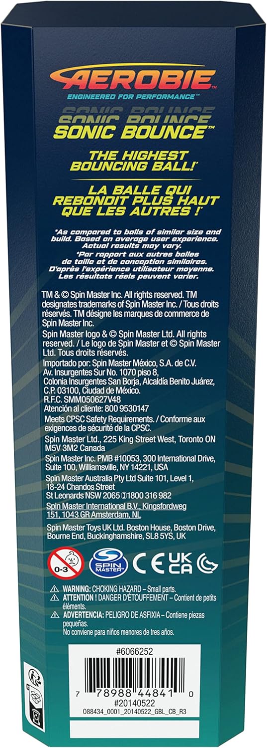 مجموعة Aerobie Sonic Bounce Pro من 3 قطع، لعبة أقراص طائرة خارجية، لعبة رياضية للأطفال والكبار، مصنوعة من البلاستيك المتين، مناسبة للأطفال من سن 8 سنوات فما فوق، مناسبة للعب النشط والمرح في الفناء الخلفي
