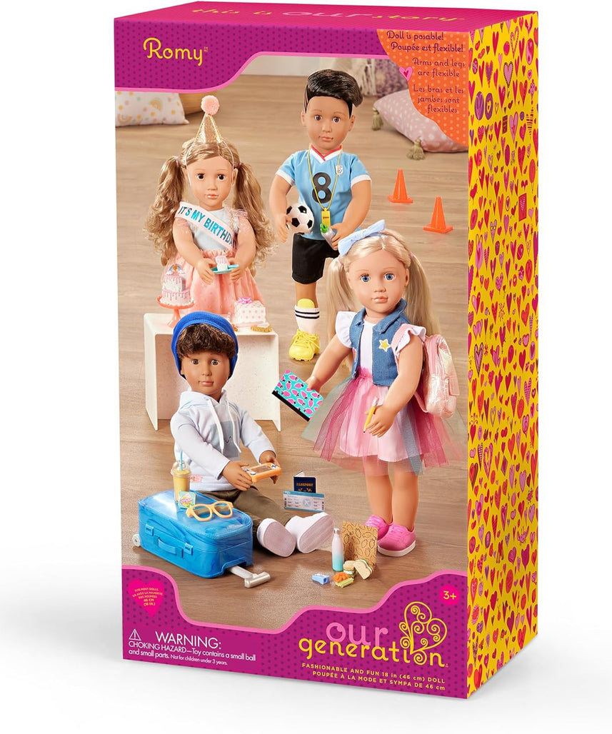 Our Generation Romy Activity Birthday Party Doll with Accessories