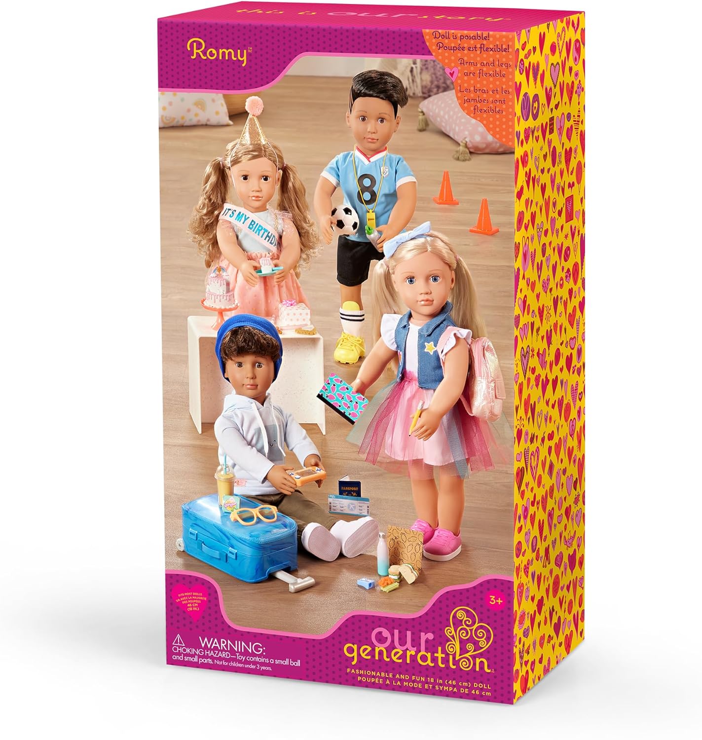 Our Generation Romy Activity Birthday Party Doll with Accessories