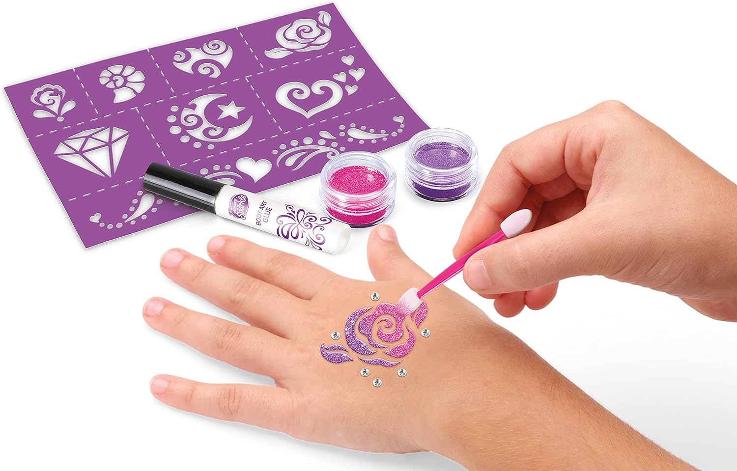 SHIMMER N SPARKLE 3 in1 Ultimate glitter beauty set