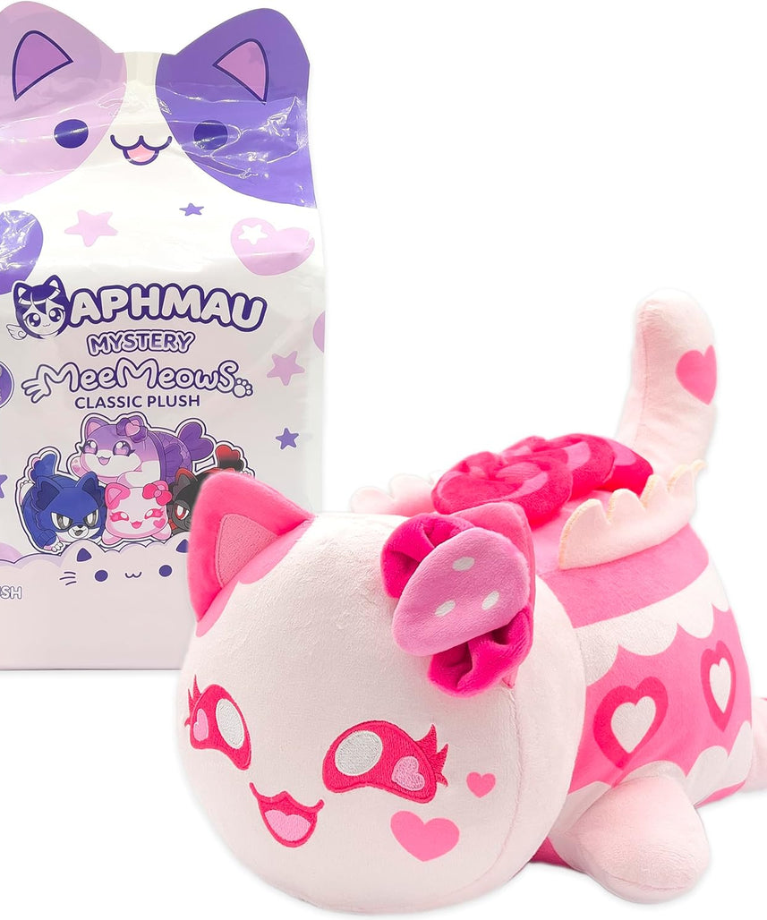 Aphmau MeeMeows 11 Inch Classic Mystery Plush Series 2 Friends, YouTube Gaming Channel Blind Box, Soft Collectible Cat Plush Toy, Official Merch for Kids 3+