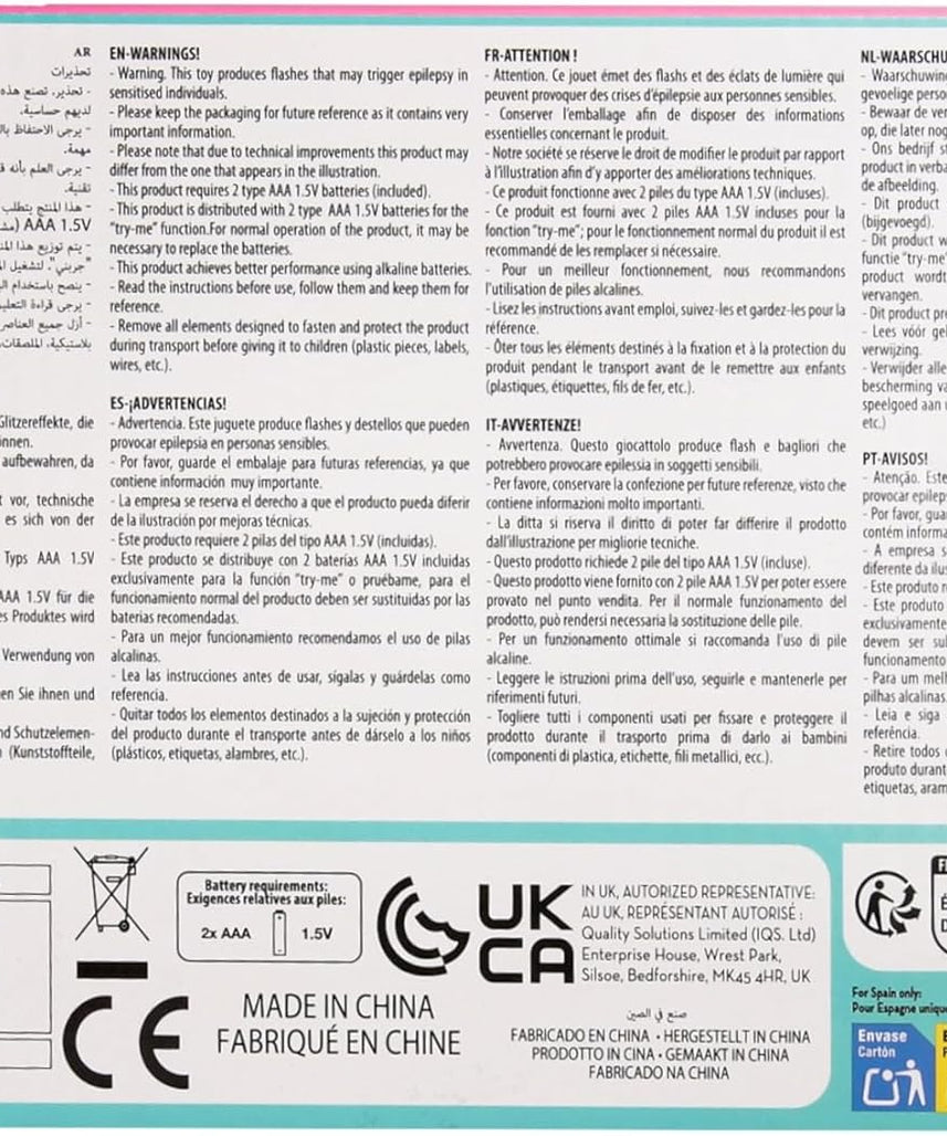 Cry Babies Goodnight Friends Luna and Poppy, 2 In 1, With Light up Wings, 5 Soothing Lullabies, Baby Doll, Pretend Play, Roleplay, 1 Years+