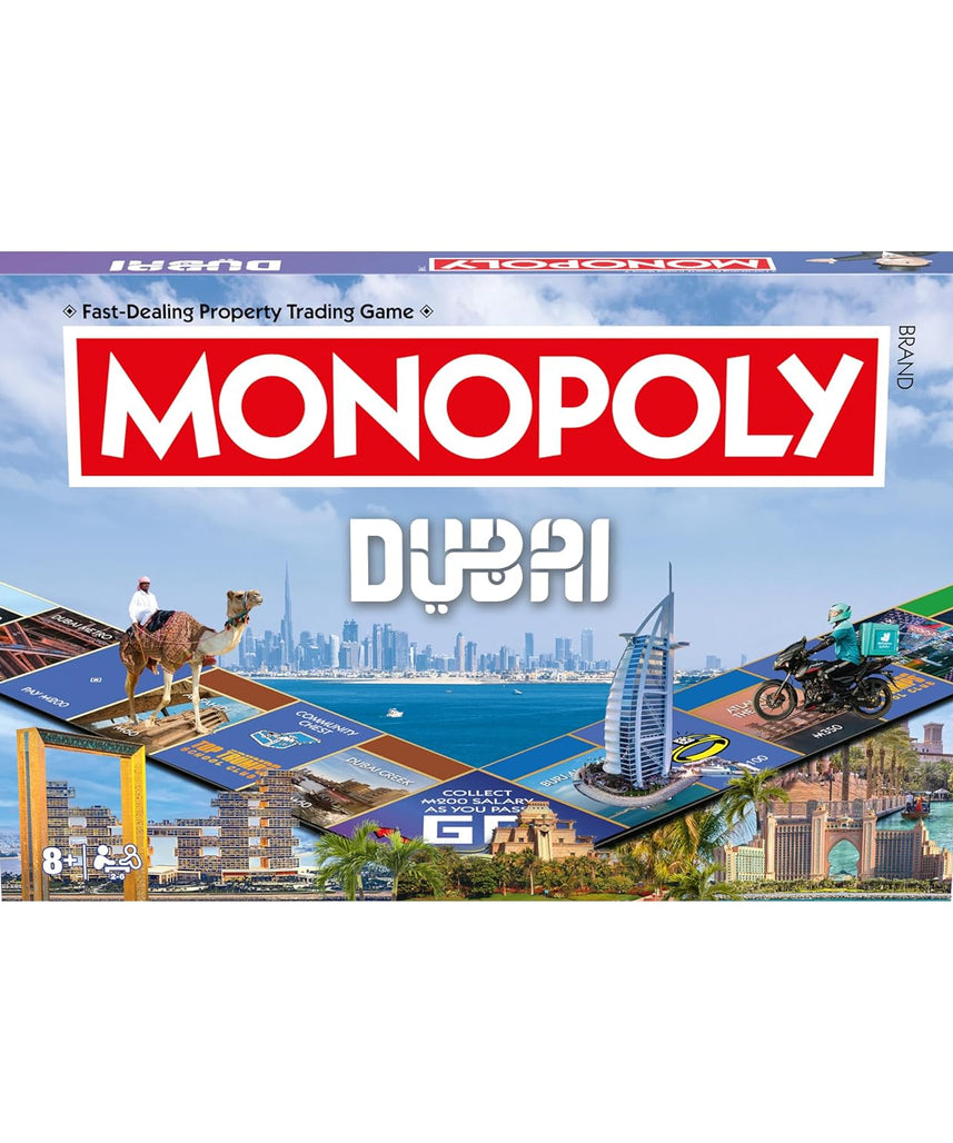 Winning Moves Monopoly Dubai UAE Official Series 2, Board Game, New Edition, Family Game, Trading Game, Gift