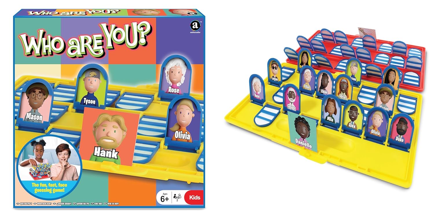 MA Who Are You?, Card Game for Kids 3+ Years, Family Fun Game