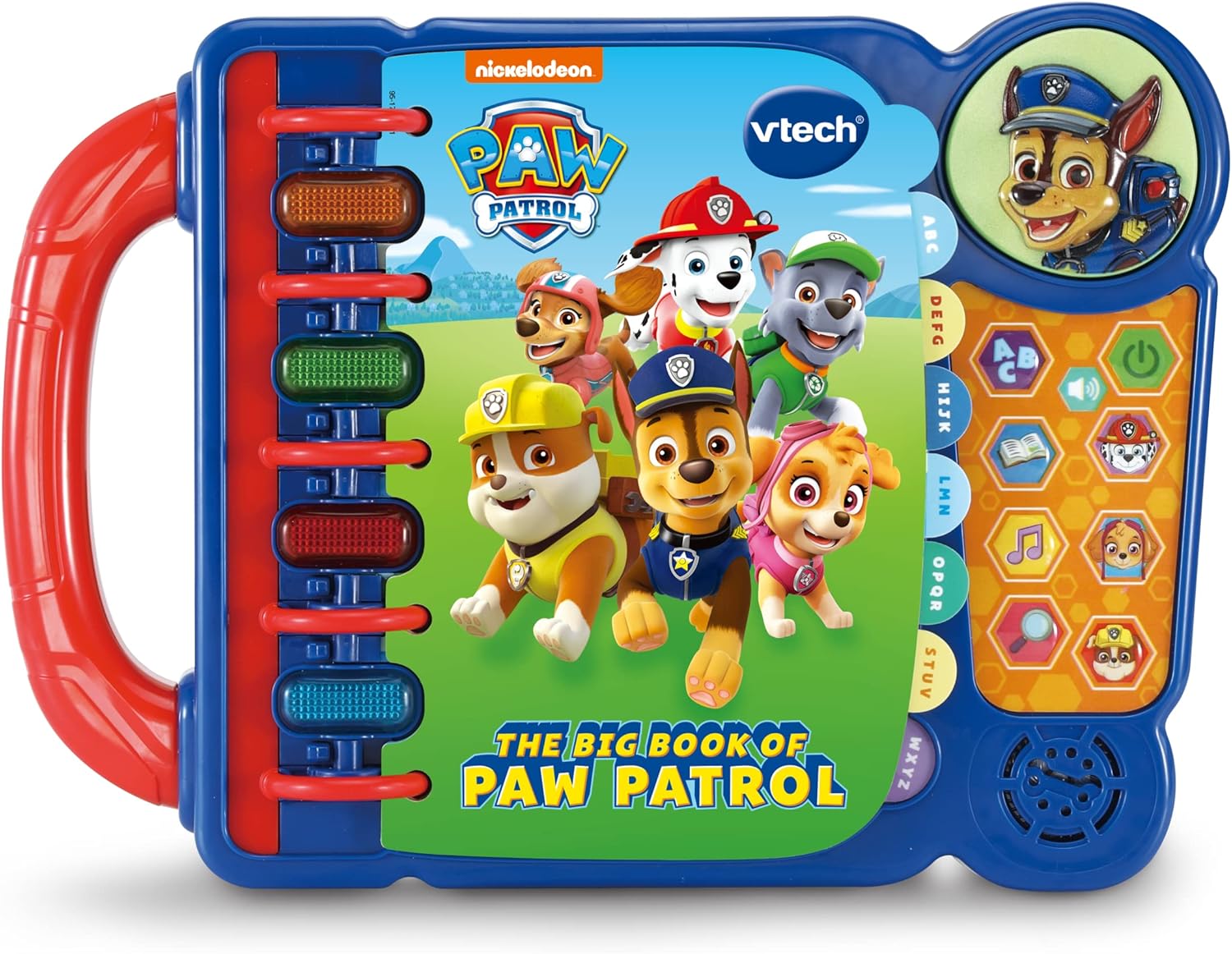 VTech The Big Book of PAW Patrol, Interactive Alphabet Learning Toy with Letters, Words, Music & Phrases, Multicolour, Kids 2–5+ Years