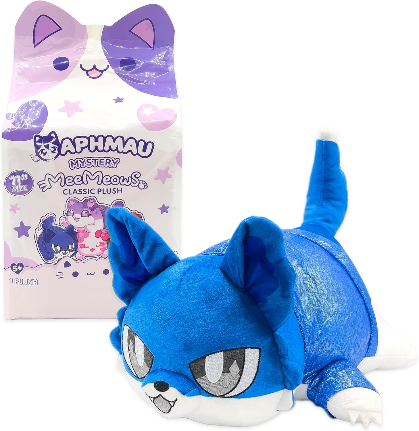 Aphmau MeeMeows 11 Inch Classic Mystery Plush Series 2 Friends, YouTube Gaming Channel Blind Box, Soft Collectible Cat Plush Toy, Official Merch for Kids 3+