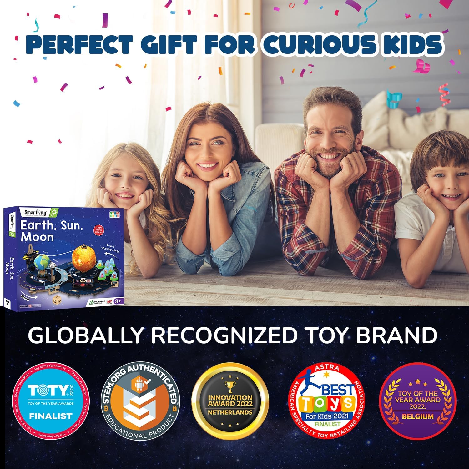 Smartivity DIY Space Shooters STEM Fun Toy, Educational & Construction Based Activity Game Kit for Kids 8 to 14, Best Birthday Gift for Boys & Girls