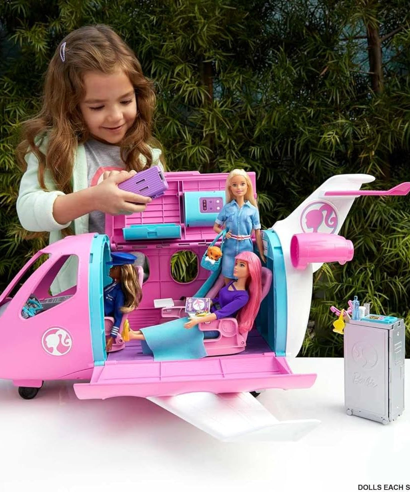 Barbie Dreamplane Transforming Playset with Working Features and 15+ Pieces
