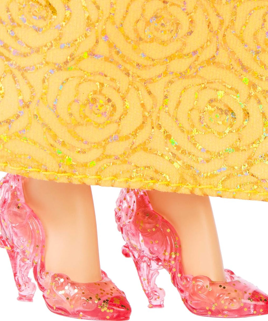 Disney Princess Belle Doll, Posable Fashion Doll with Brushable Hair and Accessories, Ages 3+