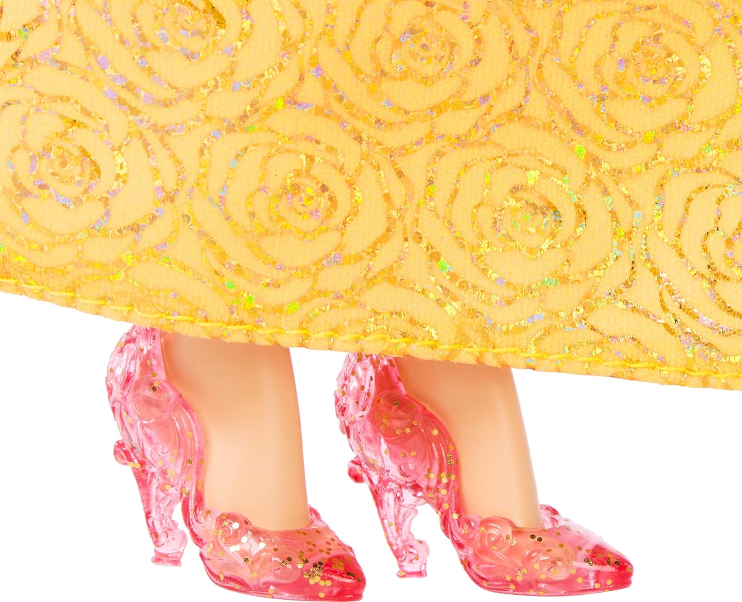 Disney Princess Belle Doll, Posable Fashion Doll with Brushable Hair and Accessories, Ages 3+