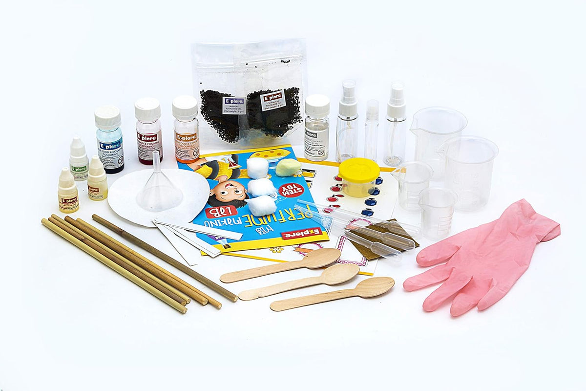 Explore Stem Learner My Perfume Making Lab Learning and Educational DIY Activity Toy Kit, STEM Science Kit for Kids, Ages 6+