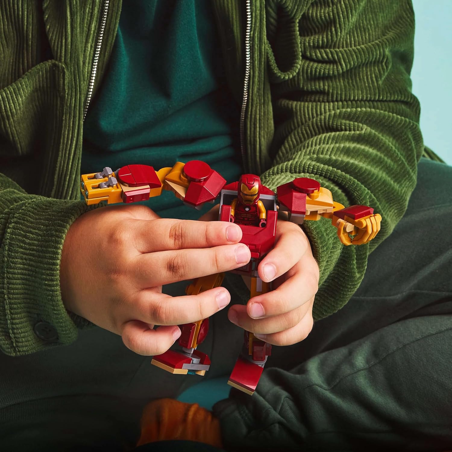 LEGO | Marvel Iron Man Mech vs. Ultron - Buildable Super Hero Toy with 2 Minifigures - Build-and-Play Figure Set - Ramadan Gift for 6 Plus Year Old Boys & Girls 76307