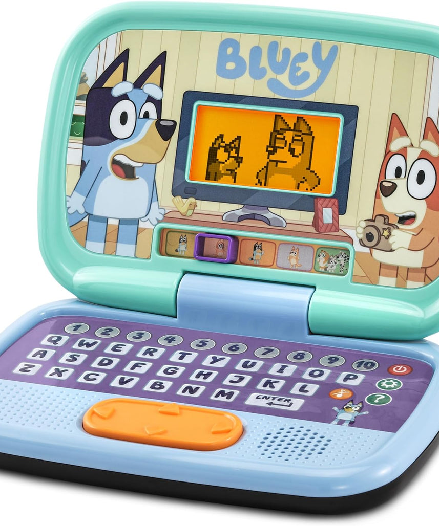 Vtech Bluey Game Time Laptop - 3+ Blue - Ideal Gift for Children 3+ up Years,