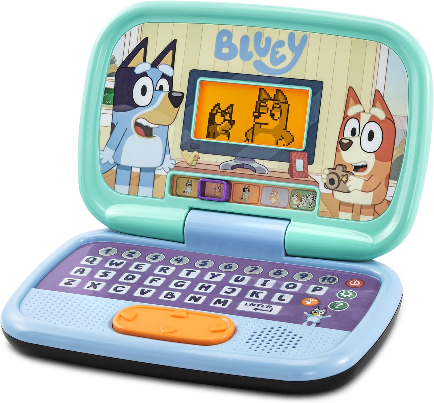 Vtech Bluey Game Time Laptop - 3+ Blue - Ideal Gift for Children 3+ up Years,