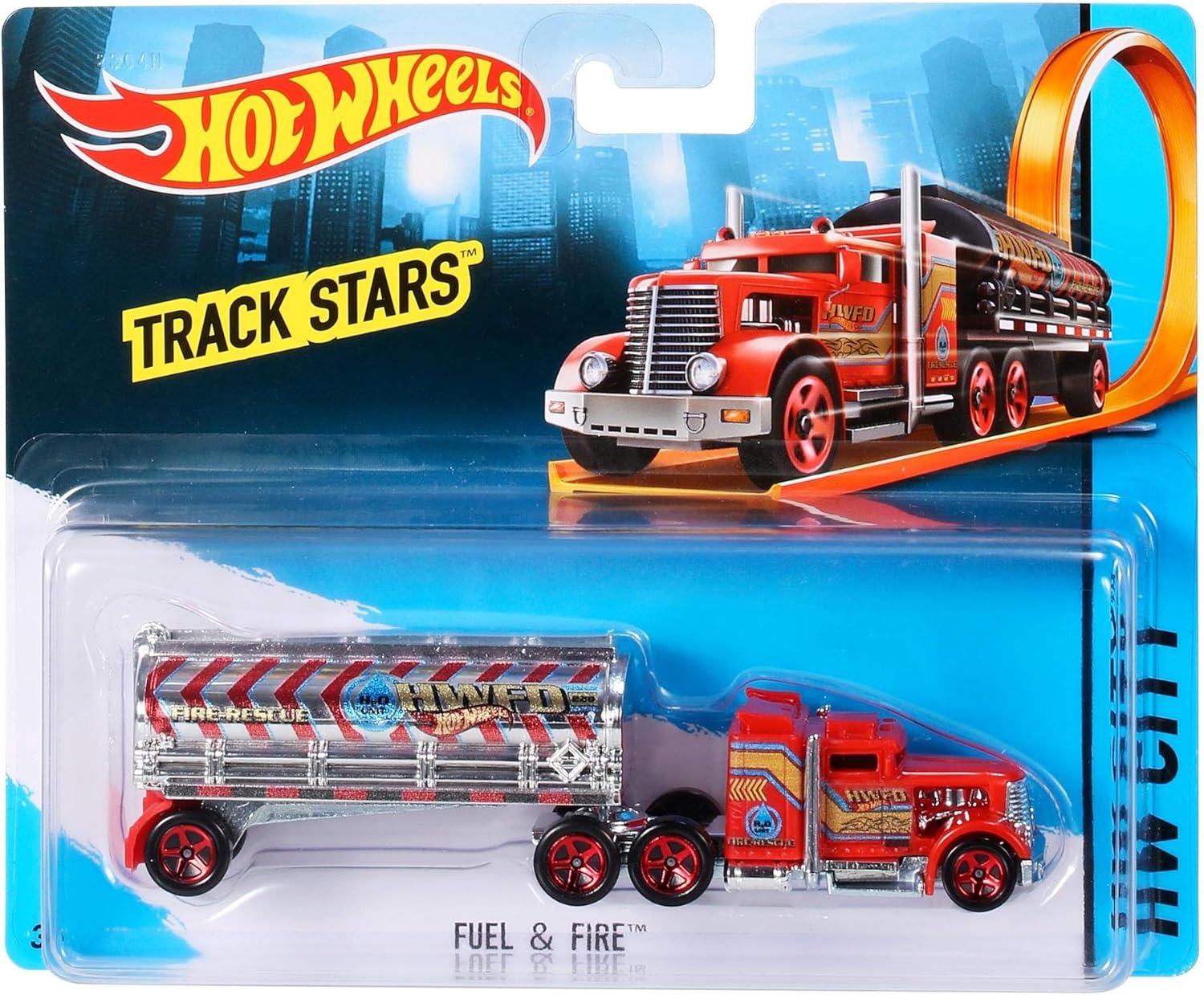 Hot Wheels Track Fleet 1:64 Scale Die-Cast Toy Vehicle, Works on Hot Wheels Tracks, Styles May Vary - Assorted