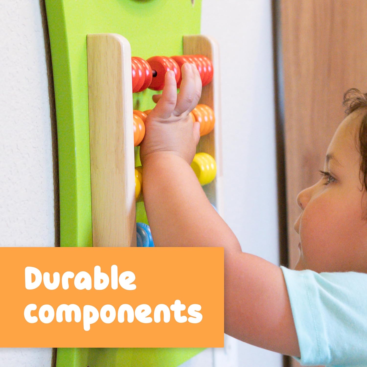 لوحة أنشطة فيجا أباكوس، لعبة حائط خشبية من مونتيسوري، أداة لتعلم الرياضيات والعد في المراحل المبكرة، تُنمّي المهارات الإدراكية والحركية الدقيقة، لعبة تعليمية صديقة للبيئة، للأولاد والبنات من عمر 18 شهرًا فما فوق