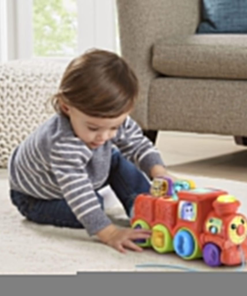 VTech - Pop and Sing Animal Train | Interactive & Developmental Toy with Sounds and Music | For Boys & Girls, Suitable for Ages 3 Months+