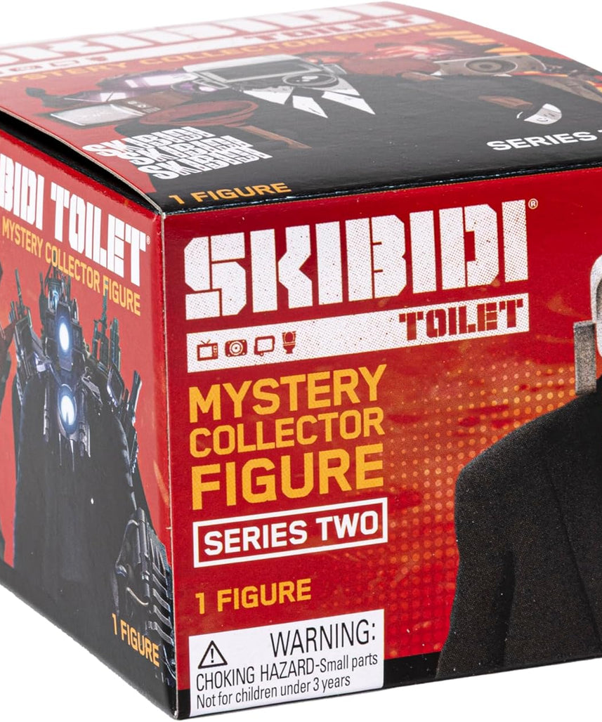 Skibidi Toilet Mystery Figure Series 2 Blind Box, Official Collectible Action Figure, Assorted Characters, Surprise Unboxing Toy for Kids 13+