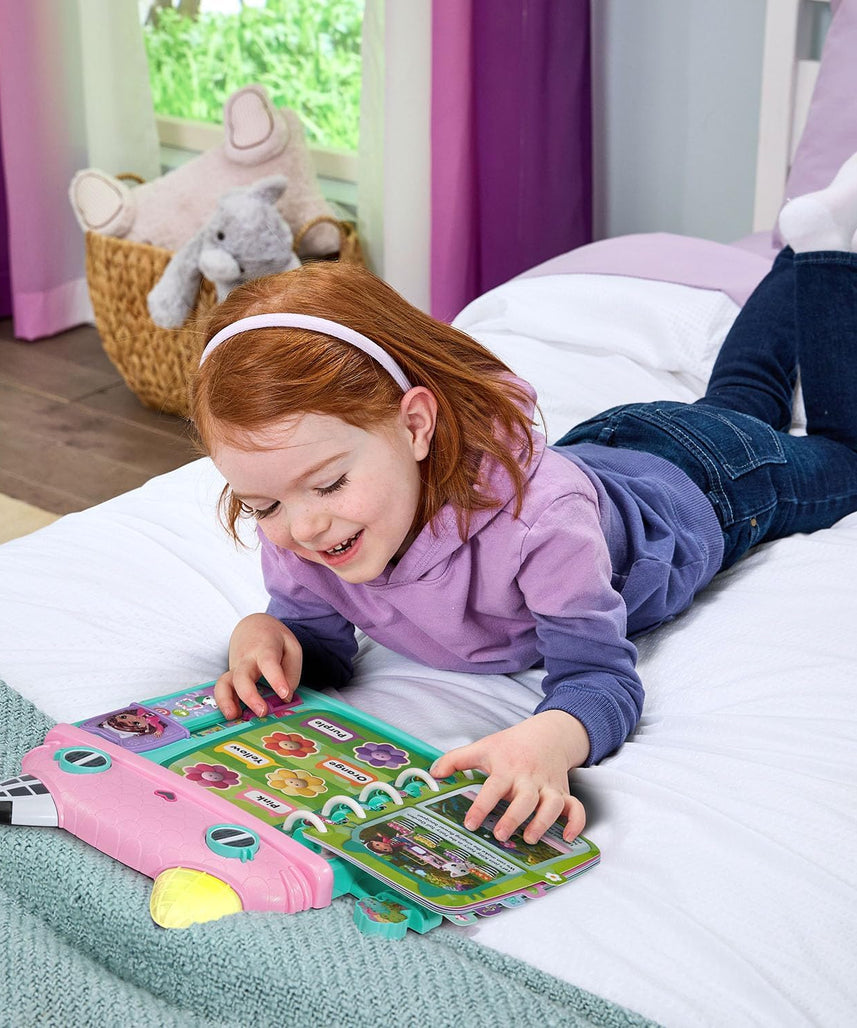 VTech Gabby’s Dollhouse Cat-a-Vator Discovery Book – Interactive Learning Toy for Kids 3+ Years