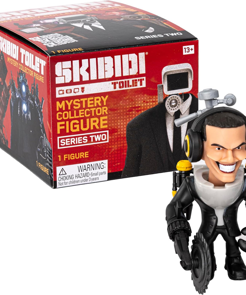 Skibidi Toilet Mystery Figure Series 2 Blind Box, Official Collectible Action Figure, Assorted Characters, Surprise Unboxing Toy for Kids 13+