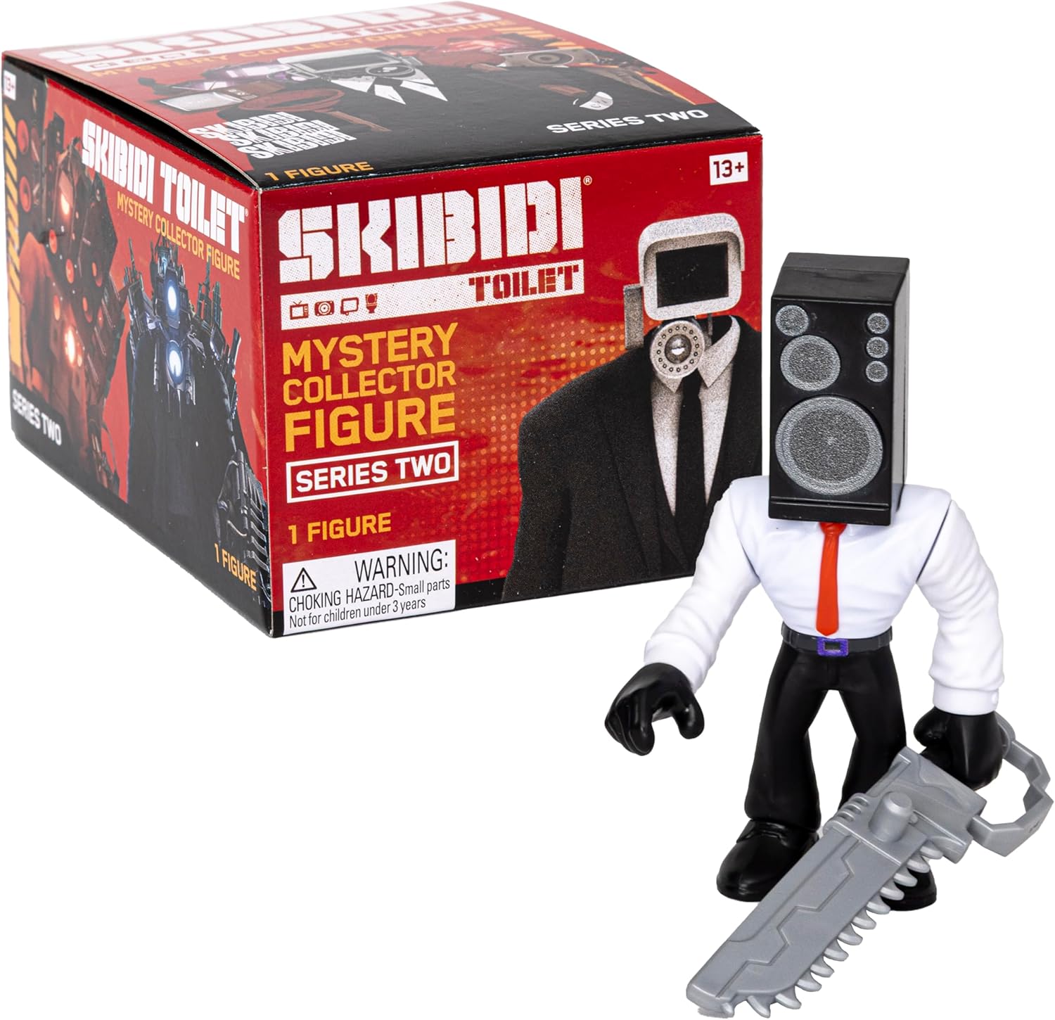 Skibidi Toilet Mystery Figure Series 2 Blind Box, Official Collectible Action Figure, Assorted Characters, Surprise Unboxing Toy for Kids 13+
