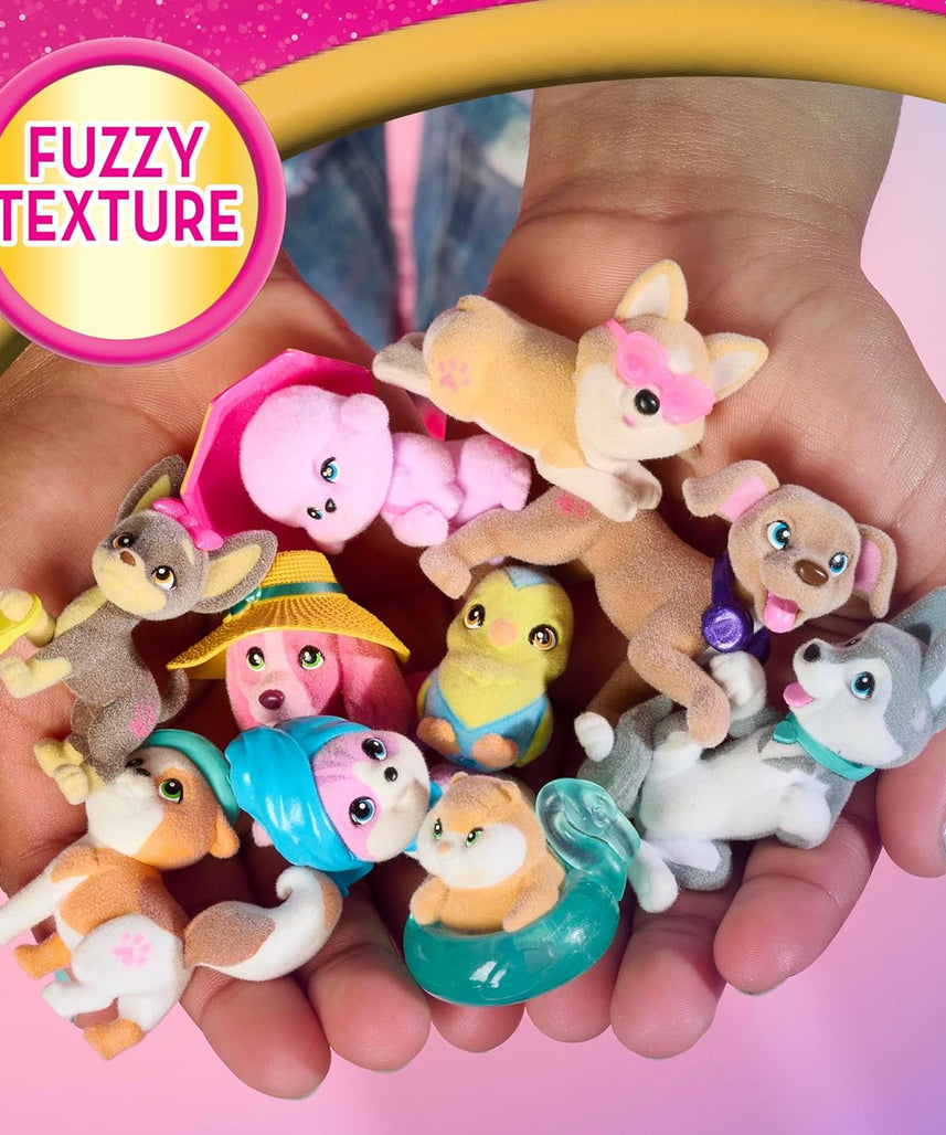 Barbie Pet Mini Collectible Figures, 1.5-inch Animal Figurines, Kids Toys for Ages 3 Up by Just Play