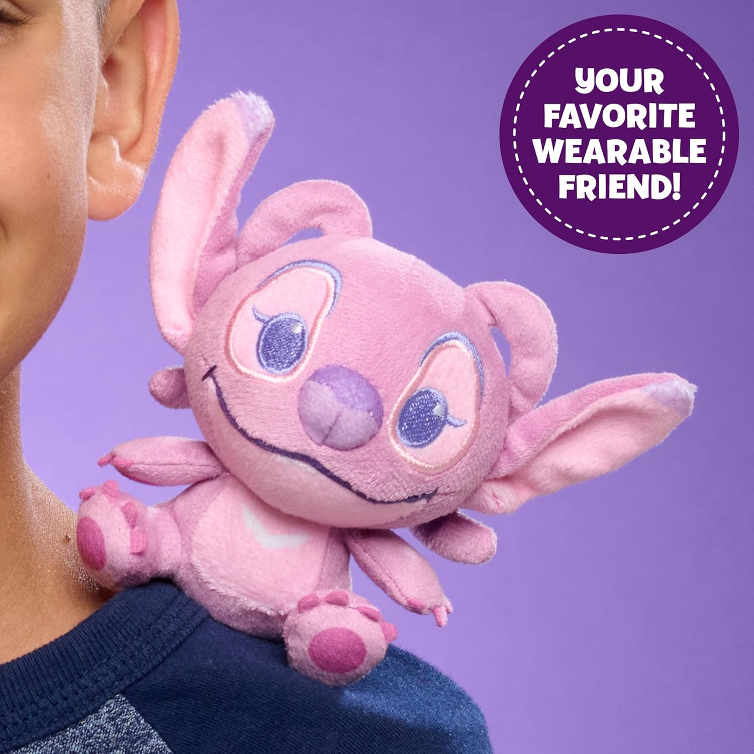 Stitch Perch'd Shoulder Plush - Angel