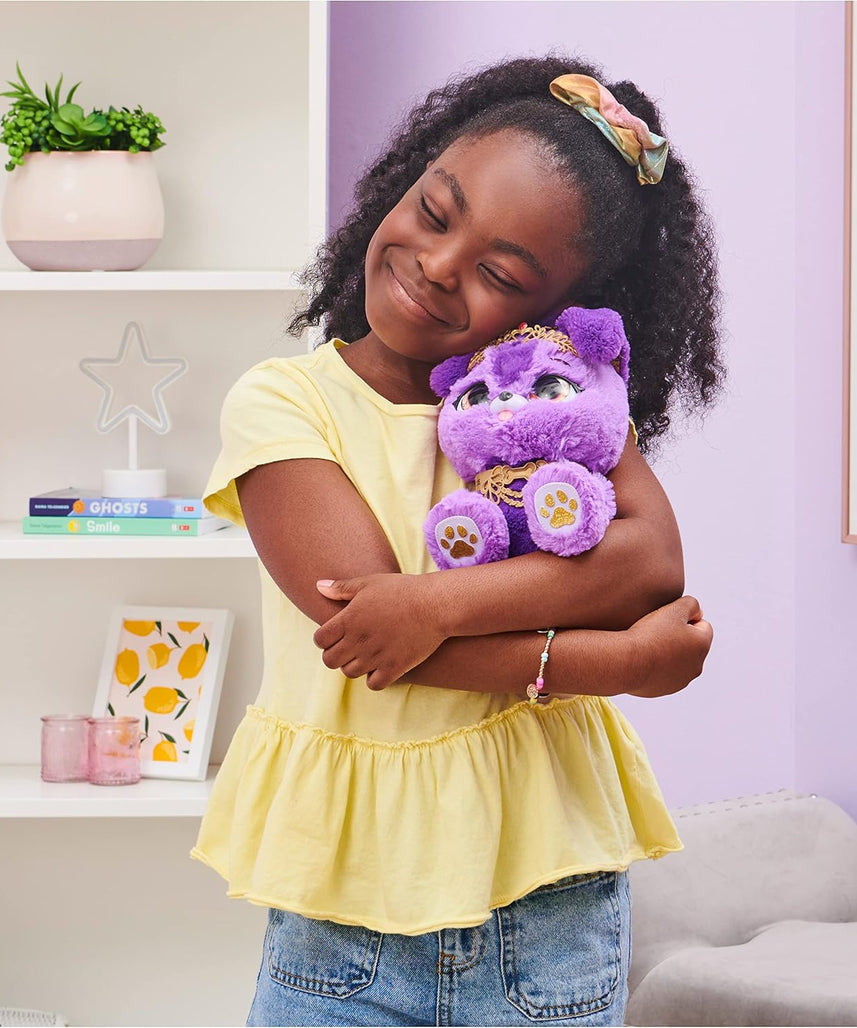 لعبة تفاعلية مفاجئة على شكل جرو الأميرة من بريزينت بيتس، يوركشاير تيرير ذاتية الفتح، أكثر من 100 صوت وحركة، هدايا للبنات، ألعاب أطفال للبنات من عمر 5 إلى 9 سنوات، مازي أو سيسي (قد يختلف الطراز)