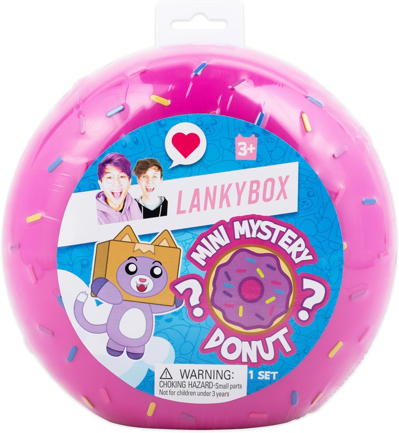 LankyBox Mini Mystery Donut Set, 6 Surprise Collectible Toys, Unboxing Fun for Kids