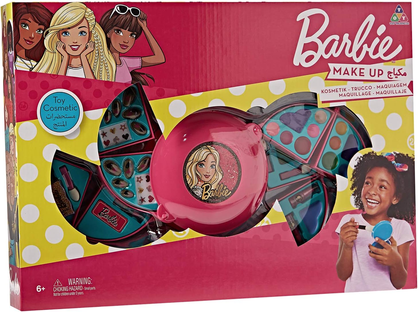 Barbie Pretend Dress Up Kit for Girls, Multi-Color Roleplay Outfit, Inspire Creativity and Fashion Fun, Ideal Gift for Girls, Barbie Official Licensed Toy Accessories Set- Ages 6–9