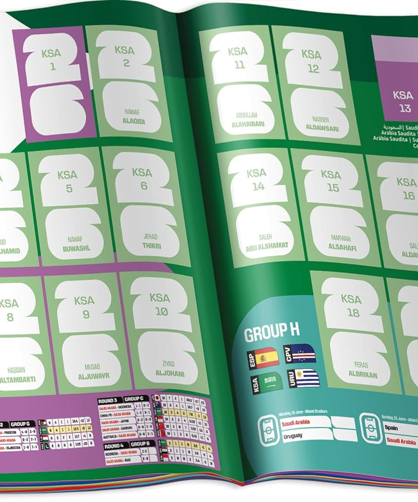 Panini FIFA World Cup 2026 Sticker Album + 50 Sticker Packets Combo, Official Football Collectors Set with Album and Booster Pack Bundle, Best Value Offer, All Ages
