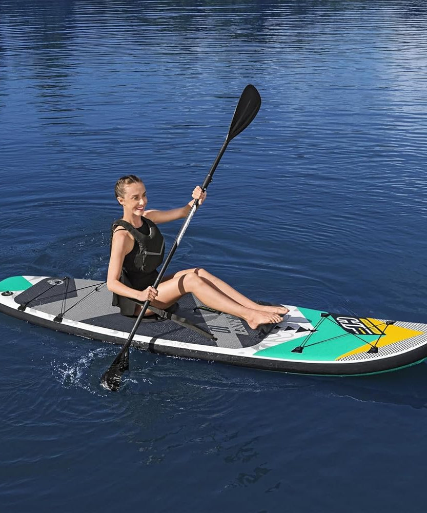 Bestway Hydro-Force Aqua Wander Convertible Stand-Up Paddleboard Set with Paddle, Seat and Footrest – Adult 14+