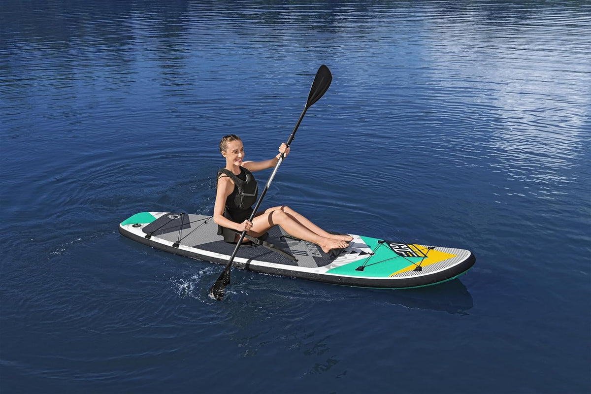 Bestway Hydro-Force Aqua Wander Convertible Stand-Up Paddleboard Set with Paddle, Seat and Footrest – Adult 14+