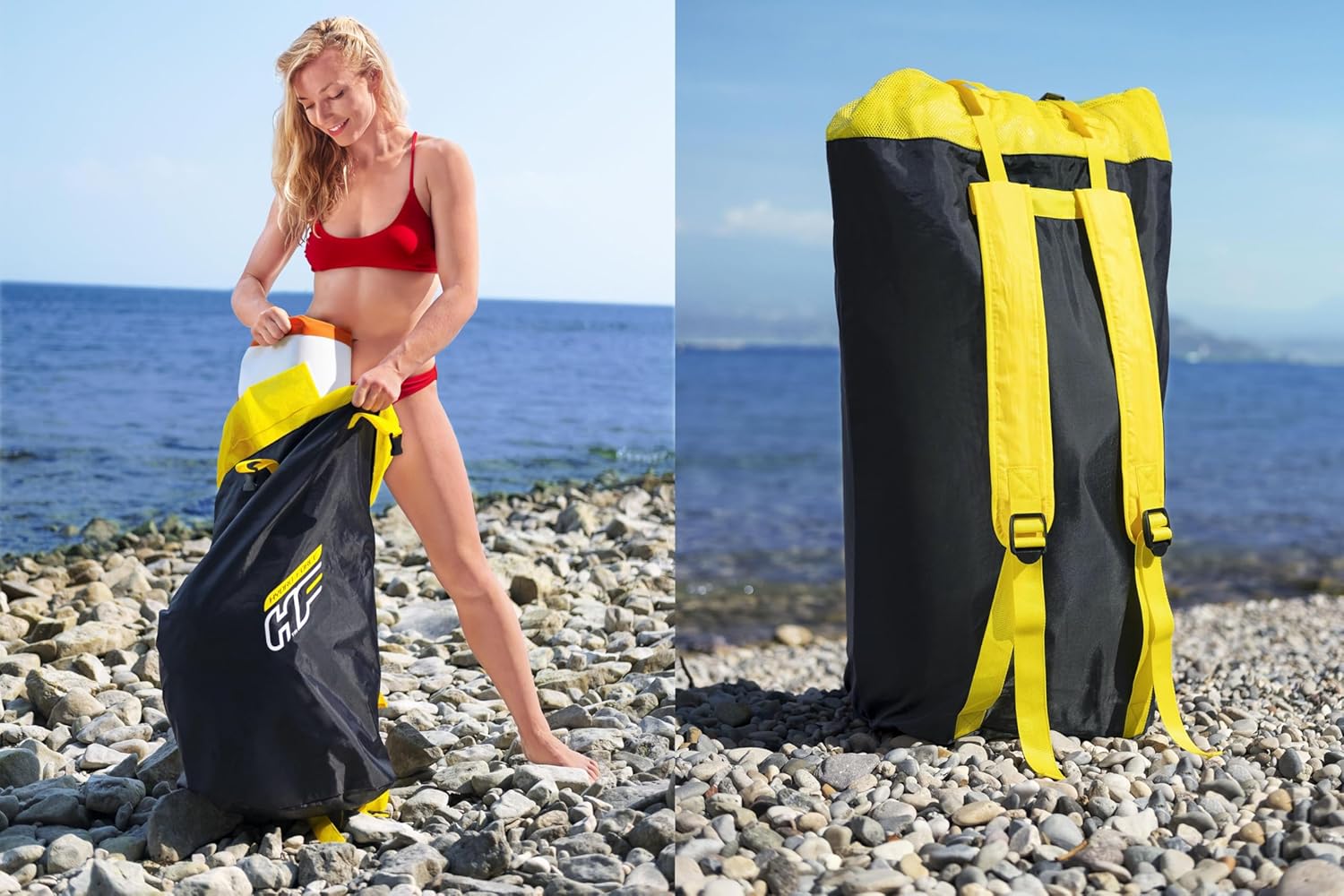 Bestway Hydro-Force Inflatable Stand Up Paddle Board 9ft with Paddle, Pump, Carry Bag & Accessories for Beginners 14+