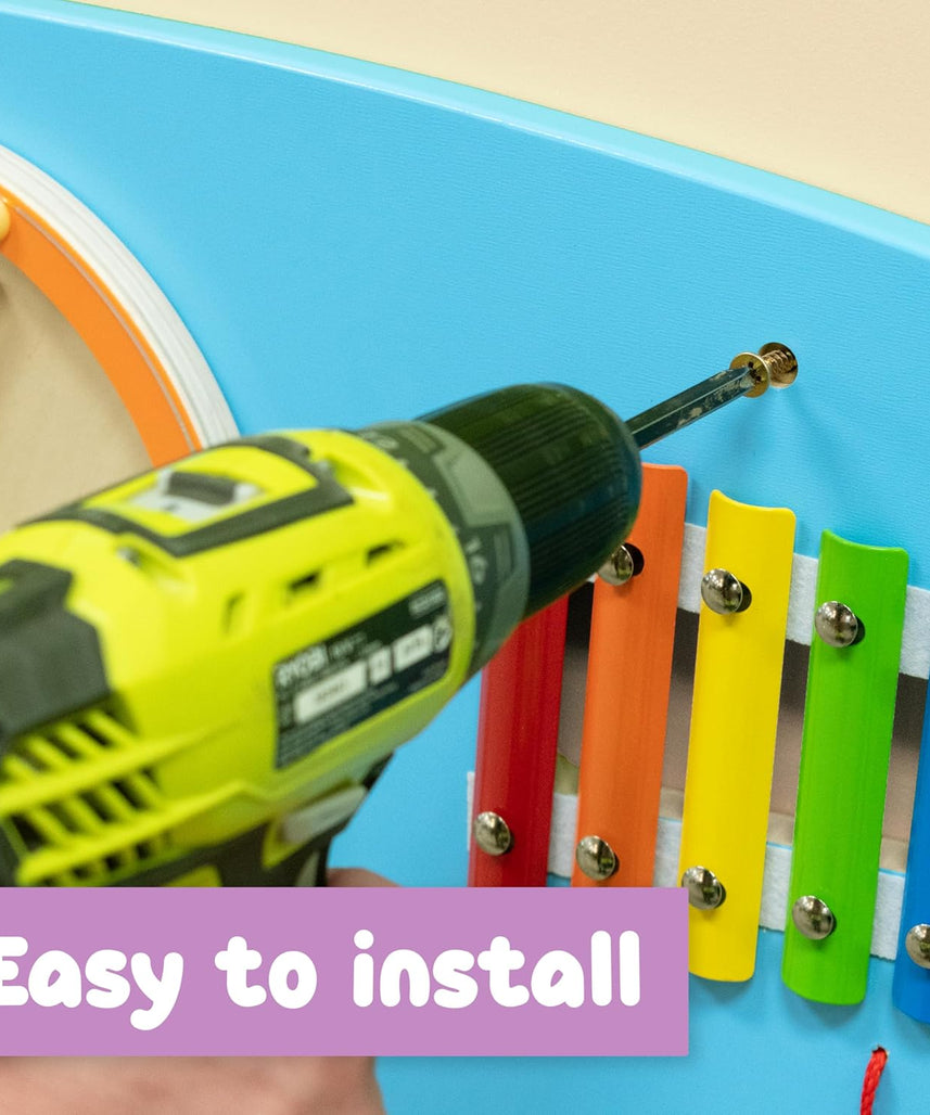 لوحة حائط فيجا على شكل فيل، لوحة أنشطة حسية خشبية من مونتيسوري، تُنمّي المنطق والمهارات الحركية والتنسيق بين اليد والعين، لعبة تعليمية صديقة للبيئة وغير سامة، للأولاد والبنات من عمر 18 شهرًا فما فوق