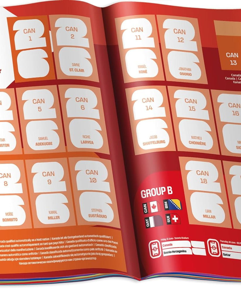 Panini FIFA World Cup 2026 Sticker Album + 50 Sticker Packets Combo, Official Football Collectors Set with Album and Booster Pack Bundle, Best Value Offer, All Ages