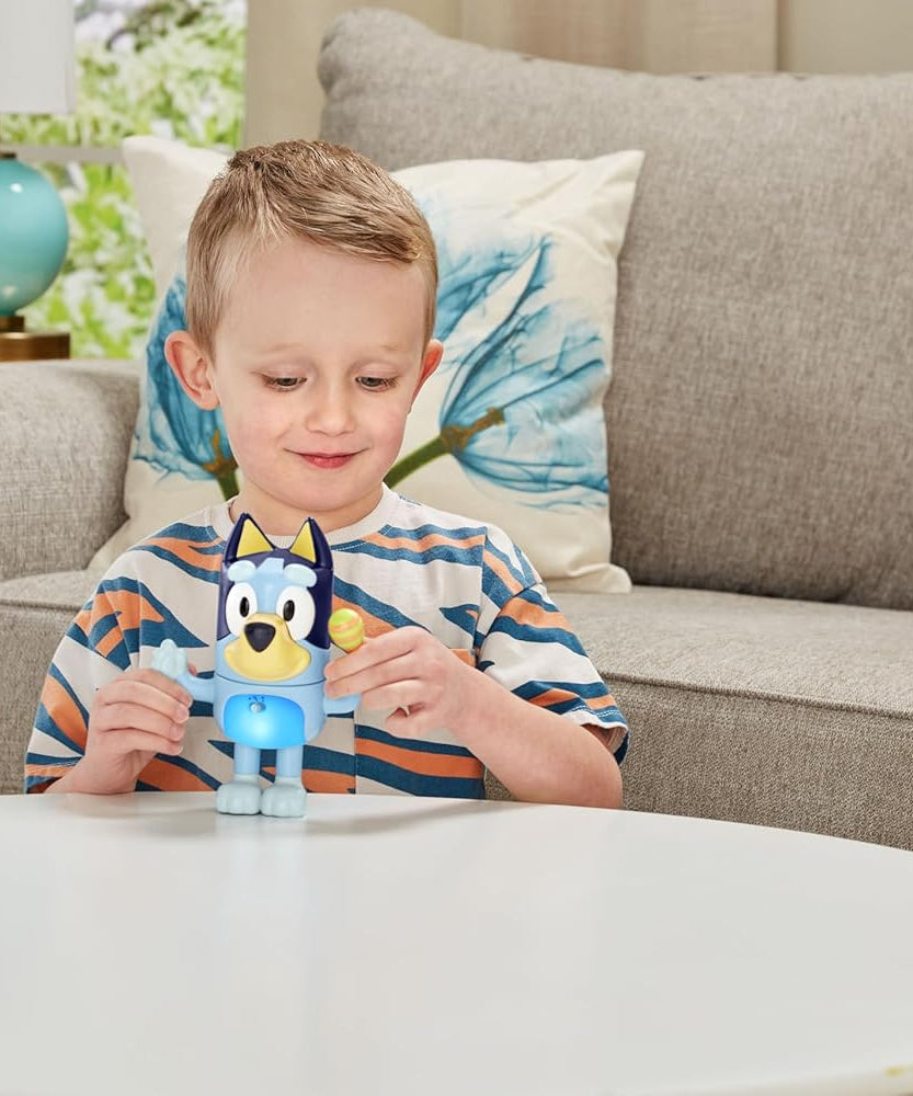 VTech Shake It Bluey Interactive Toddler Toy with Music, Sounds and Phrases from TV Show, Educational Play, Follow Me Memory Game, Motor Skill Development, Learning Toy, Ideal Gift for Kids Ages 3-5, Blue