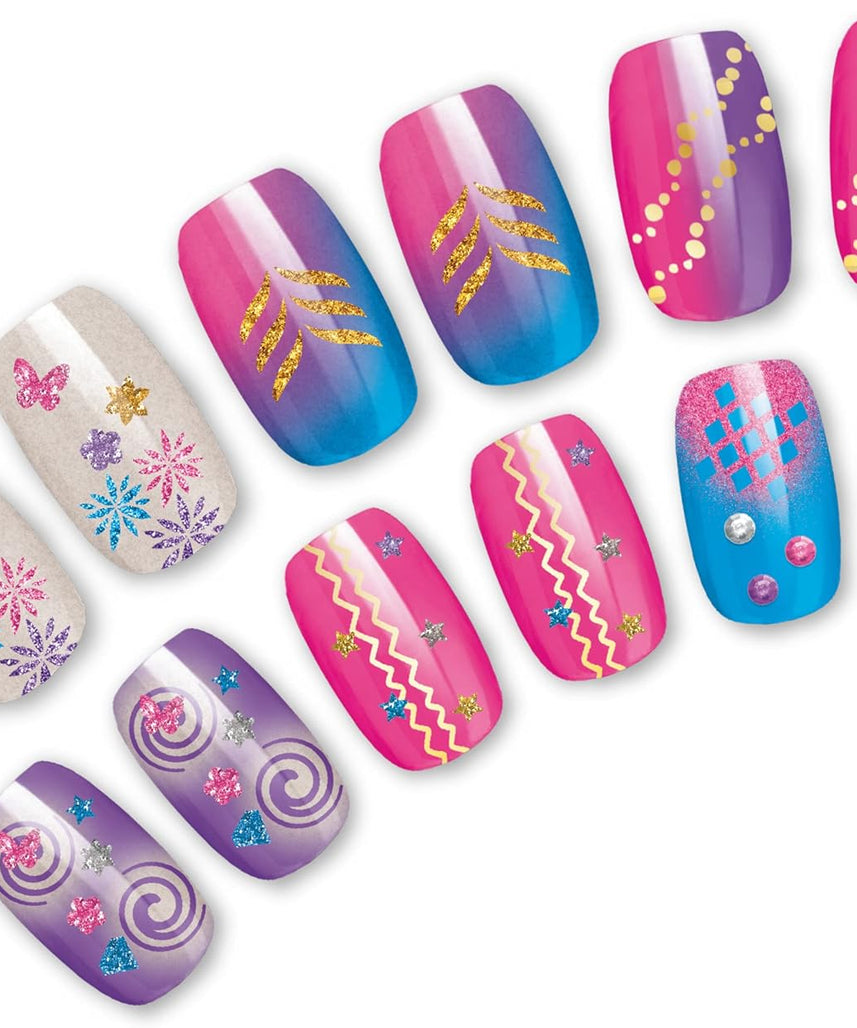 Cra-Z-Art Shimmer and Sparkle Airbrush Designer Nail Salon Kit, Multicolour