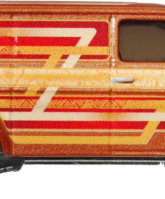 Hot Wheels Premium Boulevard Ford Transit Supervan, 1:64 Orange, #109 Die-Cast Metal Collectible Model