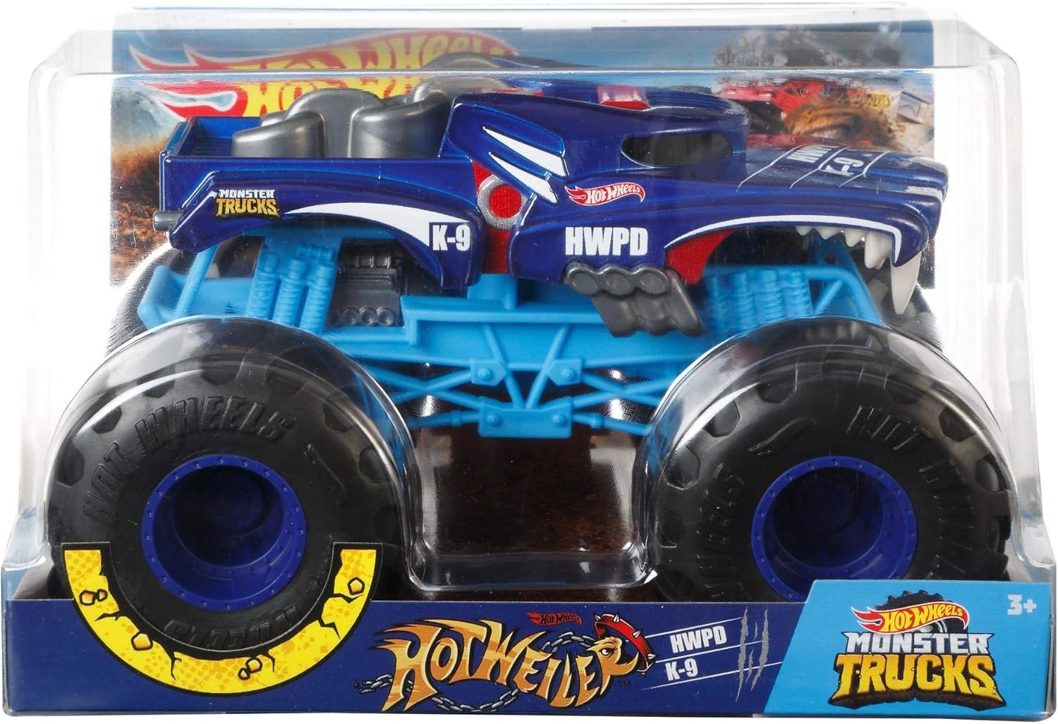 Hot Wheels Hotweiler Monster Truck, 1:24 Scale