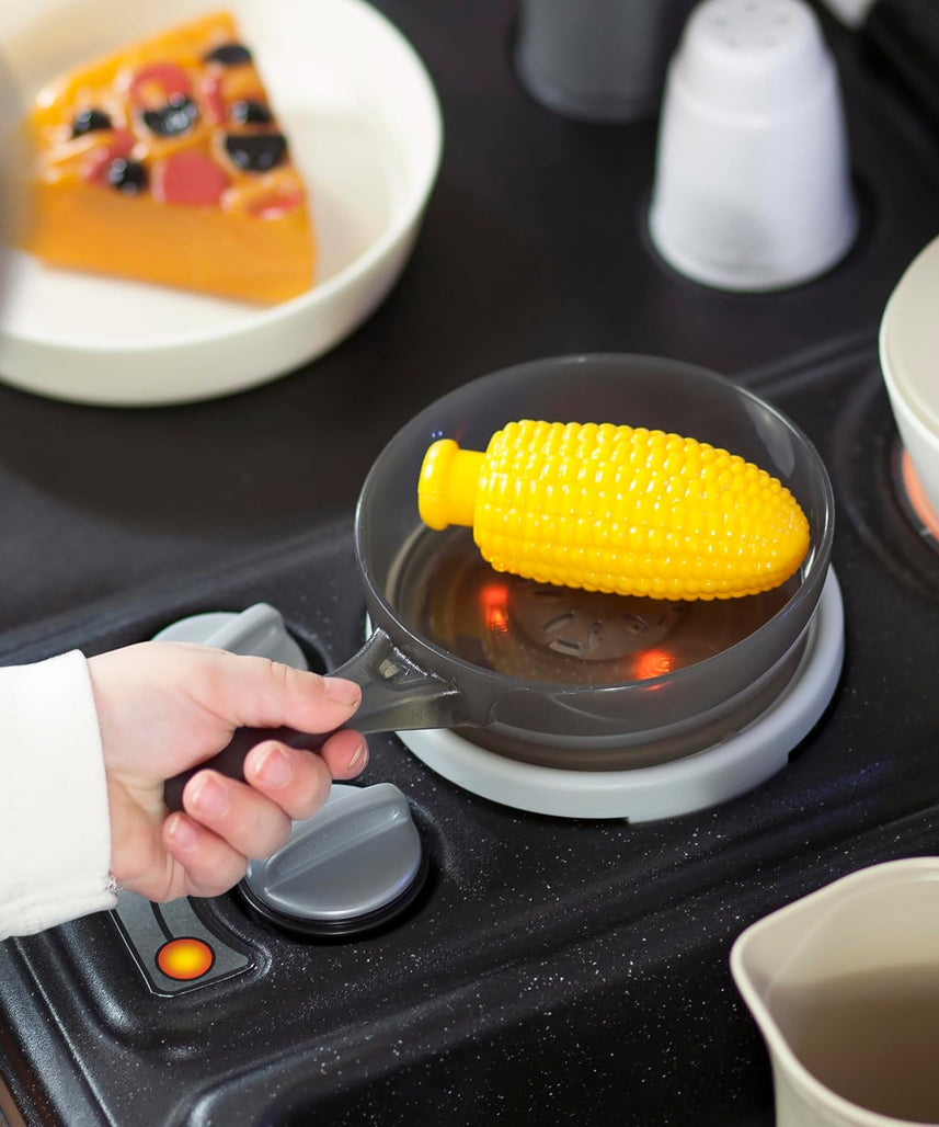 Step2 Dream Kitchen Refresh 852100, Modern Kids Play Kitchen Set with Lights, Sounds & 37 Accessories, Ages 2–5+ Years