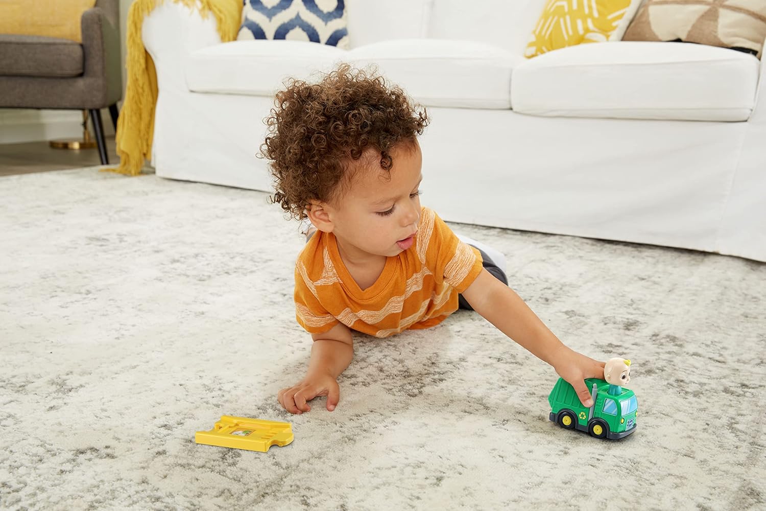 VTech CoComelon Go! Go! Smart Wheels JJ’s Recycling Truck & Track, Interactive Toddler Toy, Ages 1.5–5 Years